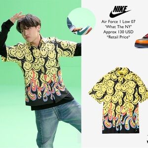 CHINATOWN MARKET Smiley Originals Men’s Size Small ASO JHOPE